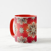 Dezember-Schneeflocken Tasse (Vorderseite Links)