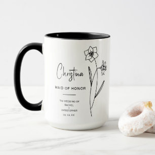 Dezember-Trauzeugin   Jonquil Birth Blume Tasse