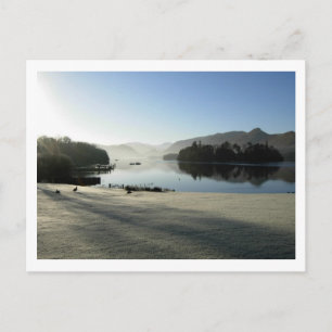 Dezember Vormittag bei Derwentwater Postkarte