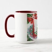 Dezember Weihnachts-Tasse Tasse (Links)