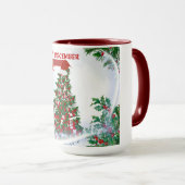 Dezember Weihnachts-Tasse Tasse (VorderseiteRechts)