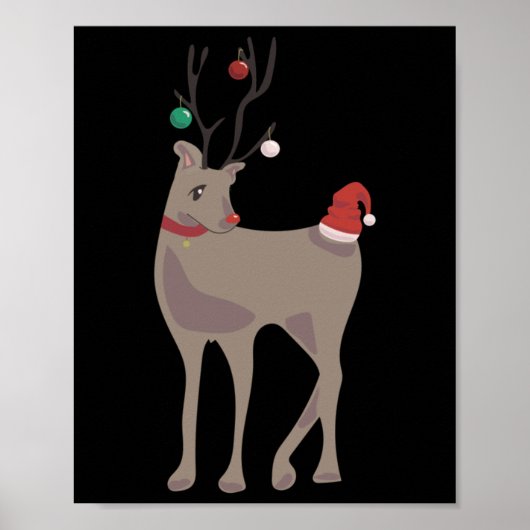 [Dezember] Weihnachtsmann (12 Monate Kalender C Poster (Vorne)