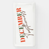 Dezember Zusammengehörigkeit: Feiern der Jahreszei Banner (Vertikal)