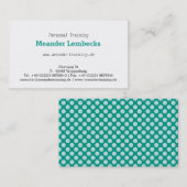 Dezent mit Punkt Visitenkarte (Vorne/Hinten)