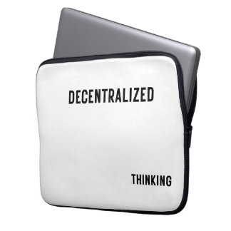Dezentrale Denkweise Schutztasche für Laptop Laptopschutzhülle