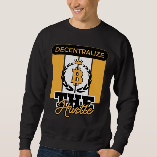 Dezentralisieren Sie die Hustle™ Ledger Legacy Edi Sweatshirt (Vorderseite)