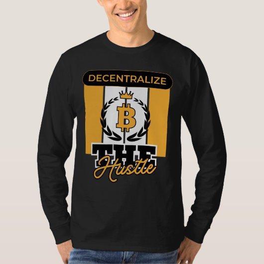 Dezentralisierung der Hustle™ Crypto Rebellion Edi T-Shirt (Vorderseite)