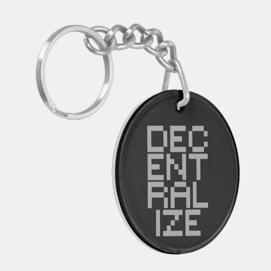 Dezentralisierung der Maxi Schlüsselanhänger (Vorderseite links)