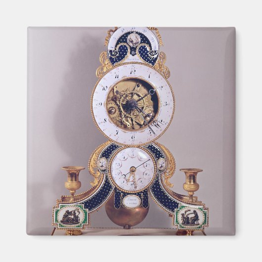 Dezimal- und Dezimaluhr Magnet (Vorne)