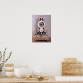 Dezimal- und Dezimaluhr Poster (Küche)