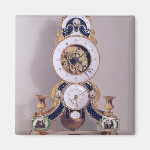 Dezimale und duodezimale Uhr Magnet