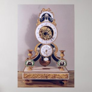 Dezimale und duodezimale Uhr Poster