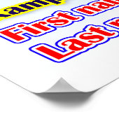 Dezimalstellen-Wert-Gedicht = Poster/Ankerdiagramm Poster (Ecke)