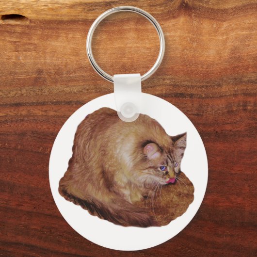 Dezi's Kitty Raspberry Schlüsselanhänger (Vorderseite)