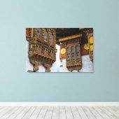 Dezong Architektur Leinwanddruck (Insitu (Holzboden))