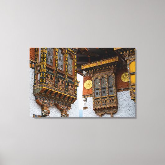 Dezong Architektur Leinwanddruck (Vorderseite)