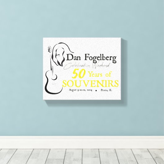 DF Celebration Weekend 2024 Canvas Print Leinwanddruck (Insitu (Holzboden))