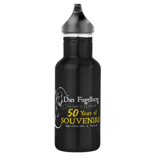 DF Celebration Weekend 2024 Wasserflasche Schwarz (Rechts)