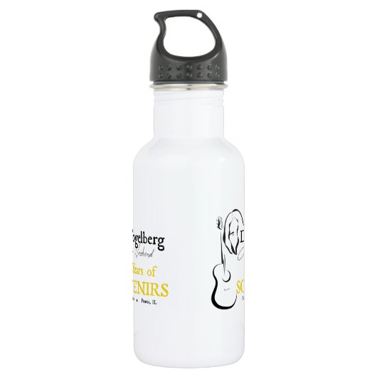 DF Celebration Weekend 2024 Wasserflasche weiß (Rückseite)