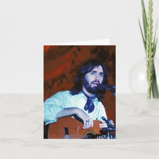 DF im Konzert 1976 Notecard Karte (Vorderseite)