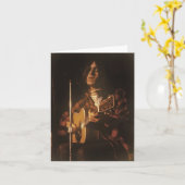 DF in Concert frühen 70er Notecard Karte (Gelbe Blume)