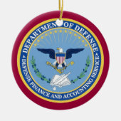 DFAS Custom Christmas Ornament (Vorne)