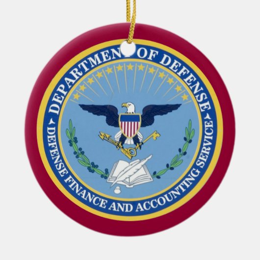 DFAS Custom Christmas Ornament (Vorne)