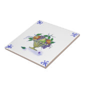 DFB06 Delft Frucht-Korb-Entwurfs-Keramik-Fliese Fliese (Seite)