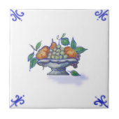 DFB07 Delft Frucht-Korb-Entwurfs-Keramik-Fliese Fliese (Vorderseite)