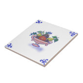 DFB12 Delft Frucht-Korb-Entwurfs-Keramik-Fliese Fliese (Seite)