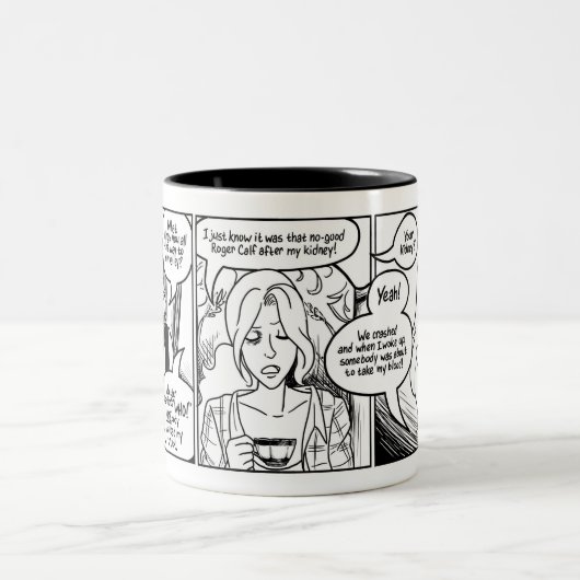 DFD Teatime mit Herrn Weston Zweifarbige Tasse (Mittel)