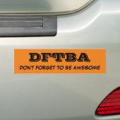 DFTBA AUTOAUFKLEBER (Auf Auto)