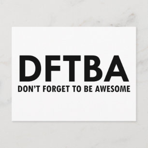 DFTBA POSTKARTE