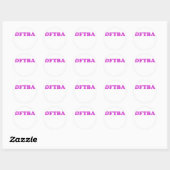 DFTBA RUNDER AUFKLEBER (Blatt)