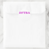 DFTBA RUNDER AUFKLEBER (Tasche)