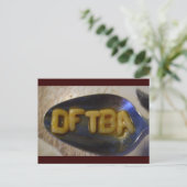 DFTBAlphabet-Suppe Postkarte (Stehend Vorderseite)