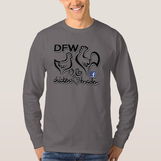 DFW Huhn-Händler/böses Huhn T-Shirt (Vorderseite)