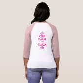 DFW Huhn-Händler/rosa Grafiken T-Shirt (Schwarz voll)