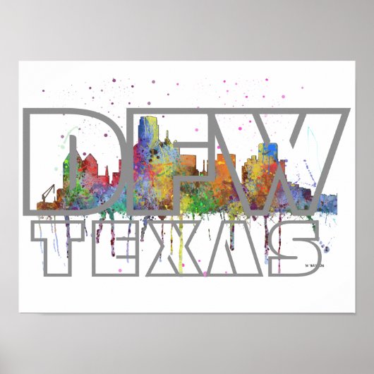 DFW TEXAS - Poster (Vorne)