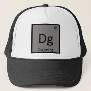 Dg - Darjeeling Chemistry Periodisches Tabellensym Truckerkappe