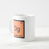 DG - Dead Giveaway Chemistry Element Symbol Meme T Kaffeetasse (Vorderseite Links)