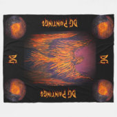 DG Feuerphoenix  Fleecedecke (Vorderseite (Horizontal))
