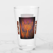 DG Gemälde Feuerphoenix Glas (Rückseite)