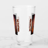 DG Gemälde Feuerphoenix Glas (Links)
