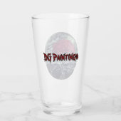 DG-Gemälde Karmesinrote Blätter Glas (Rückseite)