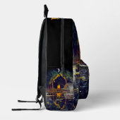 DG-Gemälde Lakeside Camping Bedruckter Rucksack (Links)
