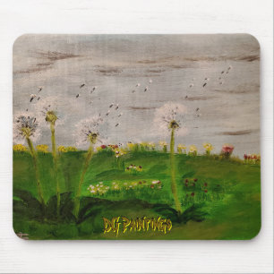 DG-Gemälde Löwenzahnfeld Mousepad