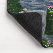 DG-Gemälde Pine Meadow Wasserfall Mousepad (Ecke)