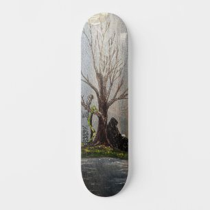 DG-Gemälde Ruhender Schnitter Skateboard