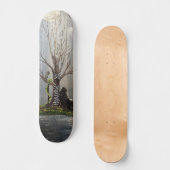 DG Gemälde Ruhender Sensenmann Skateboard (Vorderseite)